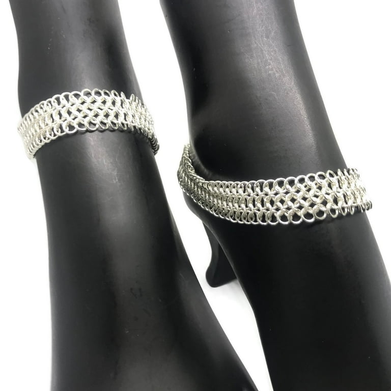 Sterling silver store anklets walmart