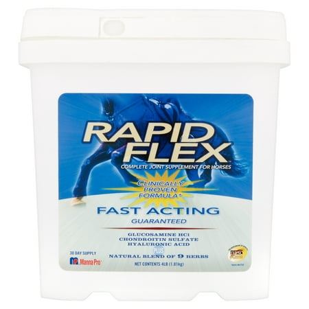 Manna Pro Rapid Flex Complete Joint Supplement for Horses, 4 (Best Joint Supplement For Barrel Horses)