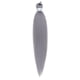 thumbnail image 1 of XmhyTop-A Extensiones de cabello preestirado para trenzas, 3 piezas de 66 cm, trenzas de ganchillo sintéticas con textura, ajuste en agua caliente, trenzas suaves, largas y rectas, color gris., 1 of 5