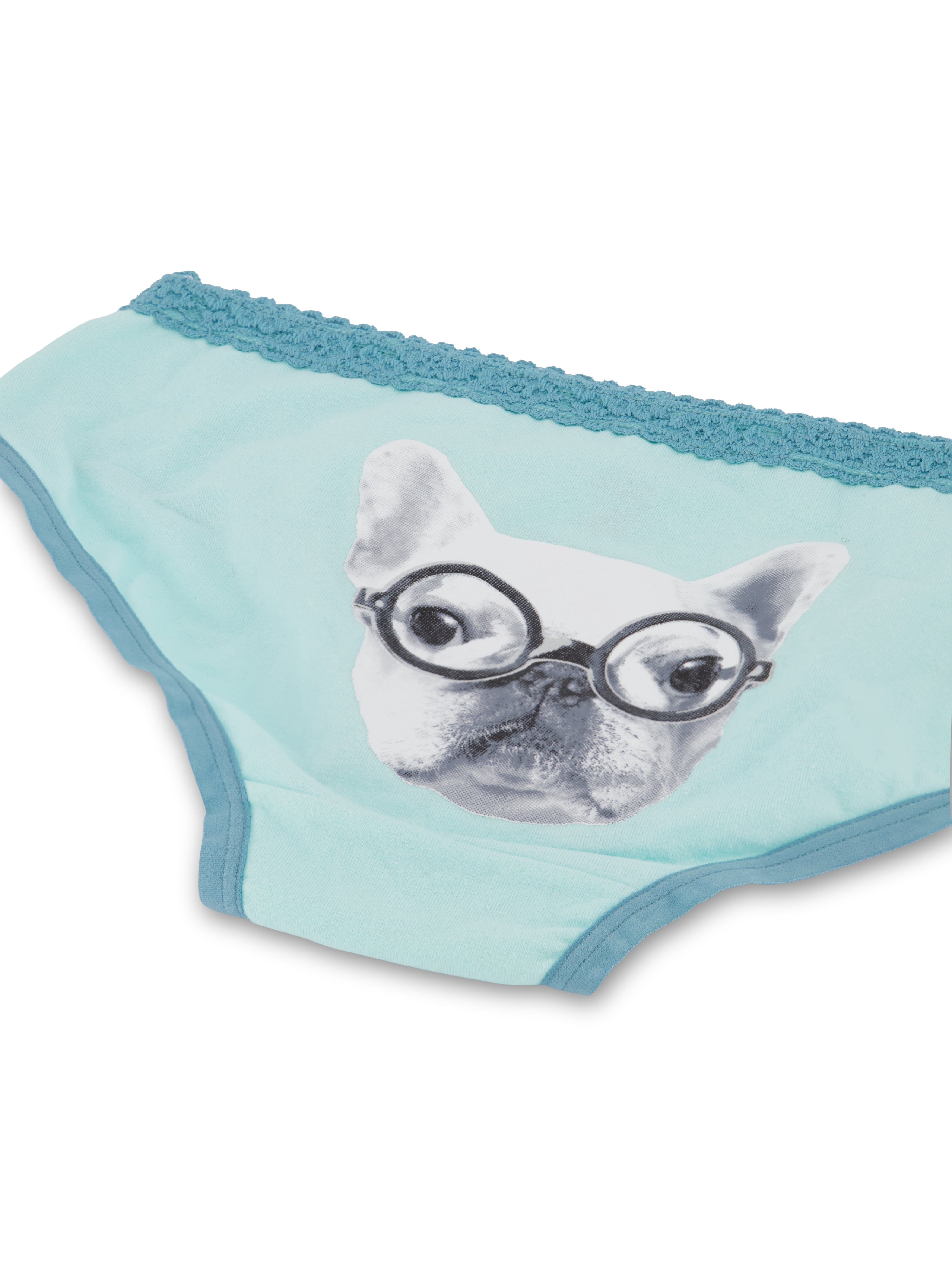 Justice Girls Oh So Soft Cotton Stretch Lace Waist 5Pk Hipsters Sz 6-16