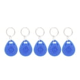 M Buder 100 Pieces RFID Key Fob Keychain Readable Door Access Control ...