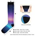 thumbnail image 3 of joogoo Blue Gradient Starry Long Socks Women Men Knee High Sock, 3 of 8