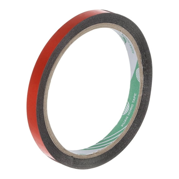 Uxcell Red Metalized Tape 0.5 Inch x 55 Yards Decor Tape for Detailing Accent Wall, Graphic Arts, 1pcs