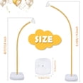 thumbnail image 2 of Kit con forma de arco de globos AerWo de 2,85 m y 1,8 m con soporte para bodas, 2 of 6