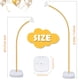 thumbnail image 2 of Kit con forma de arco de globos AerWo de 2,85 m y 1,8 m con soporte para bodas, 2 of 6