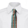 thumbnail image 2 of Ethnic Necktie, Pattern, Dress Tie, 3.7", Multicolor, by Ambesonne, 2 of 3
