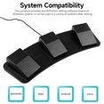 thumbnail image 3 of FS23-P USB Triple Foot Switch Multifunctional Customized Foot Pedal Photoelectric Switch for Image Acquisition Music Game Control, 3 of 7