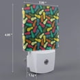 thumbnail image 2 of Fotbe Veilleuse Ananas Fruit Motif Coloré Rétroéclairée LED avec Capteur de Mouvement & Capteur Crépuscule à l'Aube Veilleuse Écoénergétique, Veilleuse de Chambre-Us, 2 of 7