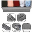 thumbnail image 4 of piezas plegables debajo de la cama, bolsa de almacenamiento para ropa, armario, caja de almacenamiento a prueba de polvo y humedad, gris, 4 of 5