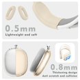 thumbnail image 2 of Aiaabq Funda Para Airpods Max Funda Antirrayas Para Almohadillas Para Los Oídos/Cubierta Para Las Orejeras/Cubierta Para La Diadema Para Airpods Max. Tpu Suave Transparente Y Piel De Silicona A Prueba, 2 of 5