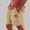 012Khaki, variant on LPZOOGU Men's Tropical Sunset Surf Graphic Casual Shorts Elastic Drawstring Waist Summer Beach Shorts with Pockets