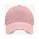 thumbnail image 1 of Gorra de béisbol con lazo rosa para mujer, gorro informal versátil, ajustable, de algodón, Hip-hop, versión coreana, primavera y verano, 1 of 4