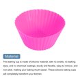thumbnail image 4 of 36Pcs Silicone Cupcake Baking Cups, Non-Stick Muffins Liner, for Cooking Egg, Baking Muffins Cake Mold Rose Red, 4 of 6