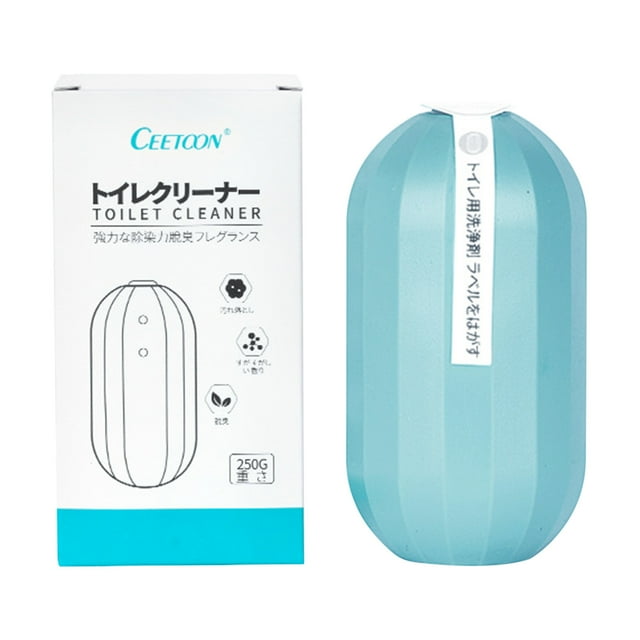Fiudx Limpiador de Inodoro, Dispensable Automático de Líquido Azul, Microporoso Ambientador de Larga Duración, Potente Limpiador de Manchas, Eliminador de Olores para Baño, Uso Doméstico, Suministro