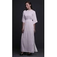 thumbnail image 2 of Bimba Rayon Mignon Dahlia Floral Womens Printed Side Slit SummerDressLong Maxi Gown-Large, 2 of 6
