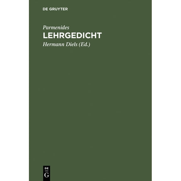 Lehrgedicht, (Hardcover)