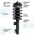 PRFMNCR Complete Strut - 1PCS Rear Right Strut and Coil Spring Assembly ...