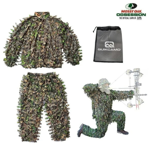 3D Camo Leafy Suits and Tops