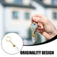 thumbnail image 4 of MIANGASTORE Empty Glass Bottle Pendant Essential Oil Bottle Key Chain Perfume Bottle Key Chain, 4 of 8