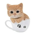 thumbnail image 6 of Hi-Line Gift Ltd Pet Pals-Teacup Kitten Orange Tabby, 6 of 6