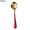 Red B, variant on Joernso Soup Spoons Anti-rust Easy to Clean Stainless Steel Colorful Multi-purpose Dinner Spoons for Kitchen