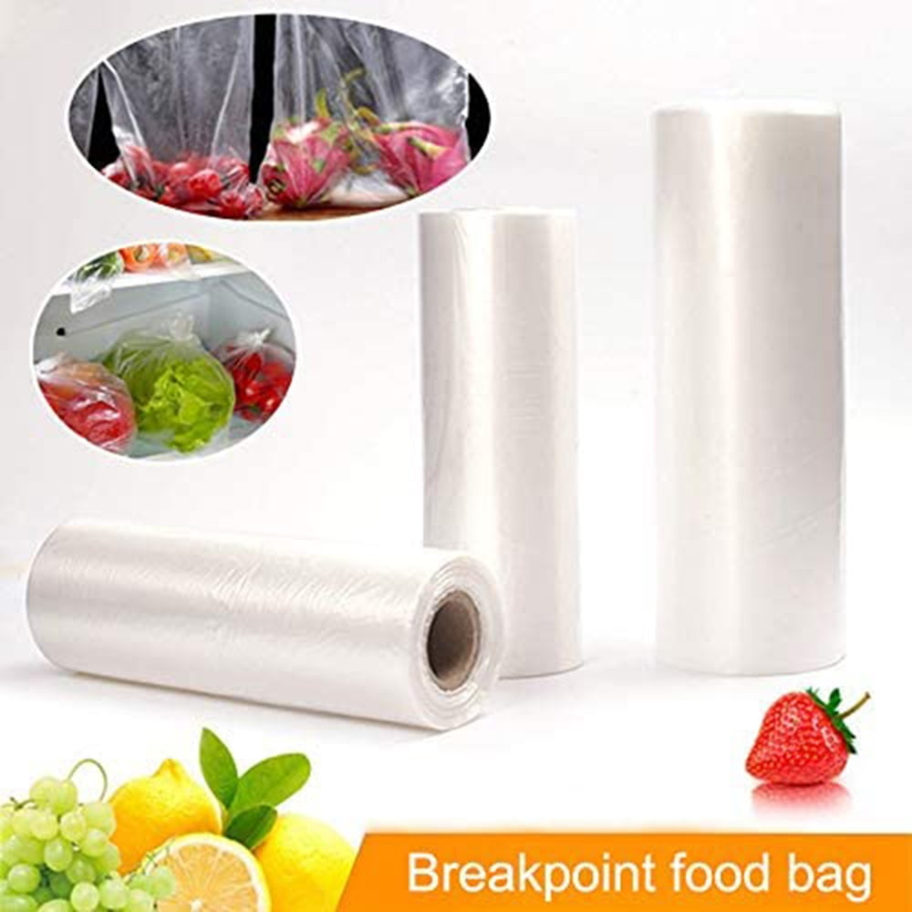 2Pcs Food Grade Material 8"x50 feet Rolls Vacuum Sealer Bags,BPA Free,Food Saver