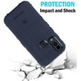 thumbnail image 4 of Case for CAT S62 PRO Phone, Special Ops Tactical Armor Rugged Shield Protective Cover - Navy Blue, 4 of 6