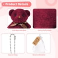 thumbnail image 4 of 10 mini ositos de peluche para baby shower, pequeños osos de peluche a granel, mini osos de peluche de 4,7 pulgadas con etiquetas de agradecimiento y bolsas de organza, recuerdos de fiesta, 4 of 7