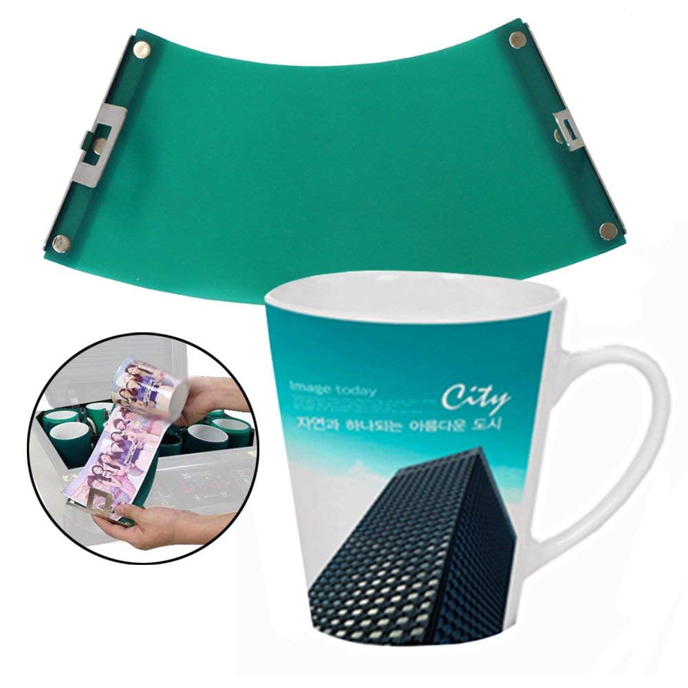 2pcs 3D Sublimation Silicone Mug Wrap 12OZ Cup Clamp Fixture for Printing Mugs 