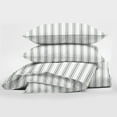 thumbnail image 4 of 6ix Tailors August Stripe Denim Reversible Duvet Cover Set California King, 4 of 5