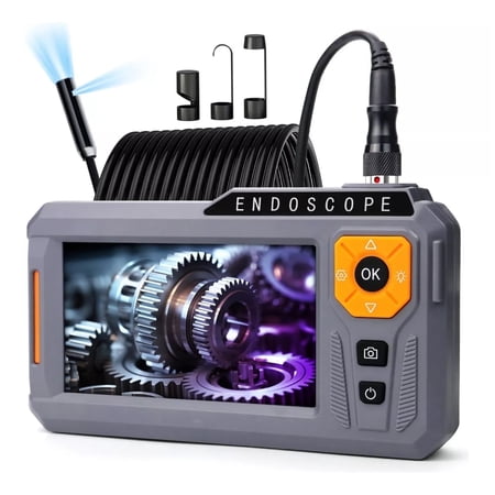 Binazon Endoscope Borescope Camera 1080P HD 5" Screen 16.5Ft With 32GB Memory Card
