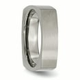 thumbnail image 4 of Primal Steel Titanium Square 6mm Satin Band, 4 of 9