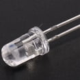 thumbnail image 2 of 200 Pcs 5mm White LED Diode Lights DC 3V 20MA Bulb Electronics Components Light Emitting Diodes, 2 of 8