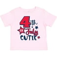 thumbnail image 3 of Inktastic 4th of July Cutie with Stars Boys or Girls Toddler T-Shirt, 3 of 5