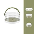 thumbnail image 4 of Cesta De Picnic Giratoria Con Tapa Multifuncional, Bandeja Con Asas Anchas Y Bandeja De Drenaje, Contenedor De Almacenamiento De Alimentos De Gran Capacidad Para Interiores Y Campamentos., 4 of 9