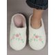 thumbnail image 1 of Women's Indoor House Slippers With Warm Plush, Floral Embroidery, Fashionable Design, Soft And Comfortable, Winter Bedroom Slippers, 1 of 5