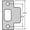 Brass, variant on Kwikset 83028 Latch Strike Door T Strike Accessory - Brass