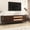 Natural Wood+Brown, variant on 60 - 69 inches entertainment furniture, sliding doors / Multifunctional storage, easy cable handling