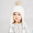 thumbnail image 3 of Sun Protection Hat, Fleece Hats with Scarves for Kids, 3 of 7