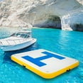 thumbnail image 2 of Choco Moon Inflatable Dock Platform, 8x5 ft Floating Dock with Electric Pump, Ideal for Boat Access, Durable & Easy to Inflate, 2 of 11