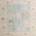 thumbnail image 1 of Ahgly Company Indoor Square Abstract Sage Green Oriental Area Rugs, 3' Square, 1 of 6