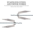thumbnail image 3 of CRAFTHROU 1Set Professional Stainless Steel Rotating Bbq Forks for Oven Roast Chicken and Meat Cooking, 3 of 8