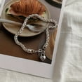 thumbnail image 3 of CNKOO Bracelet Mode Luxe Love Lock Femme Exquis Sens Haut Bijoux., 3 of 4