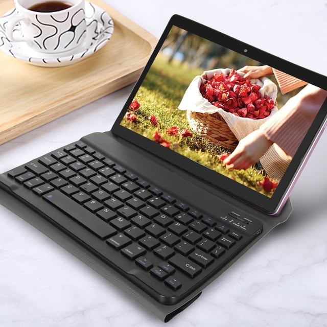Tableta De 10,1 Pulgadas, Tableta Para 12.0 Con Teclado De Carcasa, 4GB+64GB, CPU Octa Core, Cámara Dual De 8MP+13MP, Pantalla FHD De 1920x1200, BT 5.0, WiFi