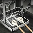 thumbnail image 2 of WUXIAB Stainless Steel 2-In-1 Pot Lid Holder,Stovetop Spoon Rest Kitchen Organizer,Drip-Catching Tray Countertop Rack,Heat-Resistant Cooking Tool Holder,Space-Saving Small Kitchen Counter Storage, 2 of 9
