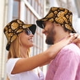 thumbnail image 6 of Food of Cookie Pattern Bucket Hat Foldable Fisherman Outdoor Summer Camping Travel Hiking Caps for Men Women, 6 of 7