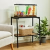 Vibrant Life Aquarium Stand, Warm Walnut Finish, 25.75"L x 14.76"W x 28.03"H