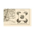 thumbnail image 2 of Historic State Map - Texas Colonists and Emigrants Route 1878 - Vintage Wall Art, 2 of 4