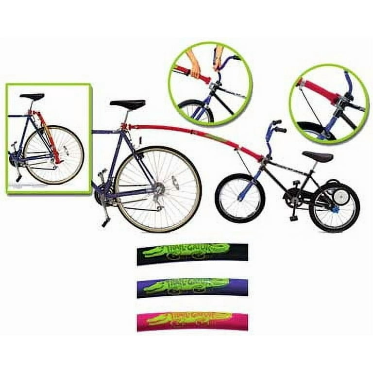 Trail Gator Universal Tow Bar Bicycle Trailer, Collapsible