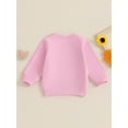 thumbnail image 6 of Rdhnmea Mommy and Me Matching Outfits Cute Bow Mama and Mini Long Sleeve Crewneck Sweatshirt Tops Mother Baby Matching Clothes, 6 of 9
